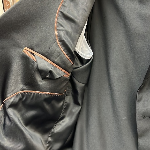 NWT,EJ Samuel Black Tuxedo two button  (TUX102) black - Picture 15 of 17